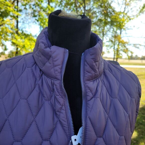 Free Country Lavender Quilted Puffer Vest Women’s Sz Med NWT - Picture 7 of 15